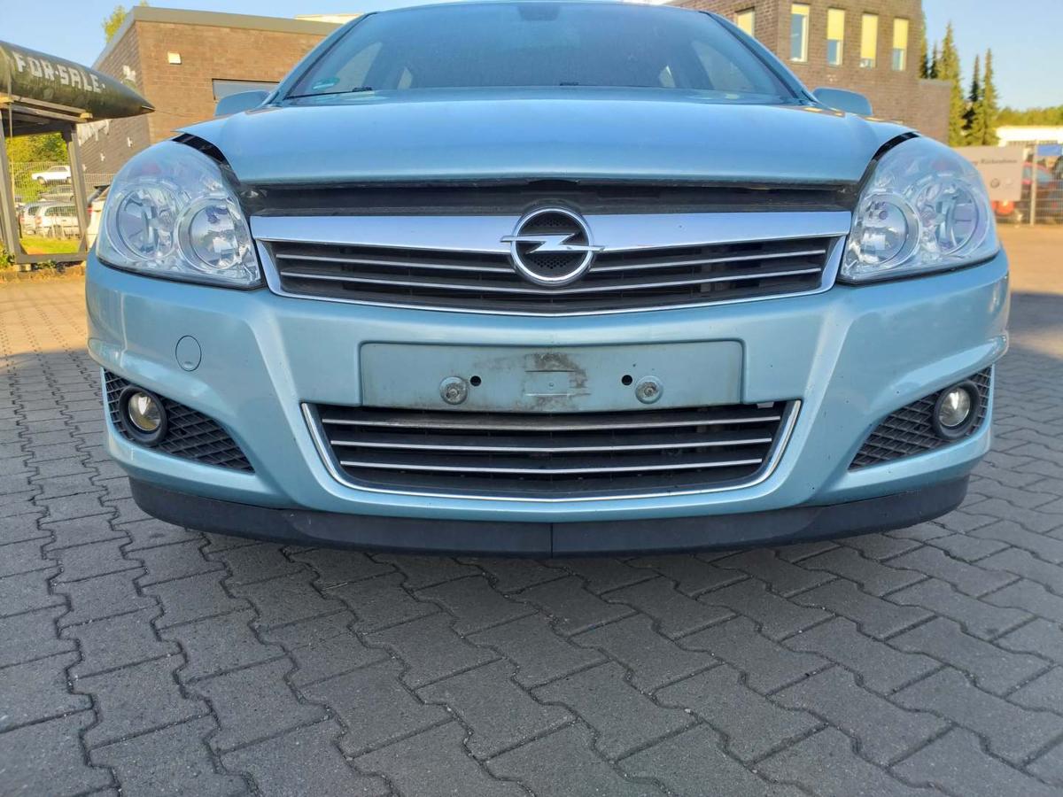 Opel Astra H original Stoßstange Stossfänger vorn Eisbergblau Z21Y Facelift Bj.2009